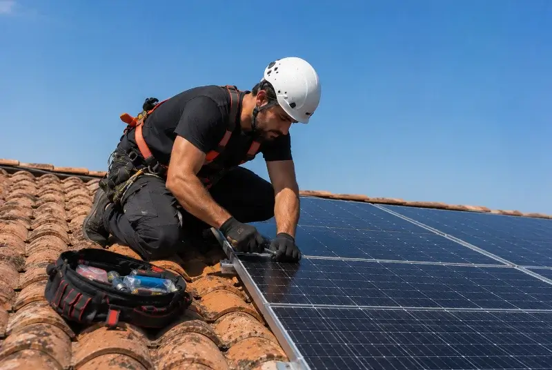 Maintenance et monitoring de panneaux solaires au Sappey